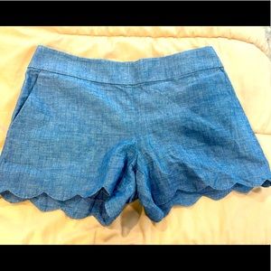 Loft Chambray Riviera Short - Size 0 NWOT